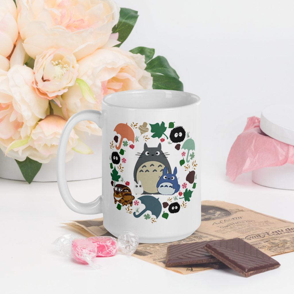 totoro and friends mug 3 - Studio Ghibli Merch