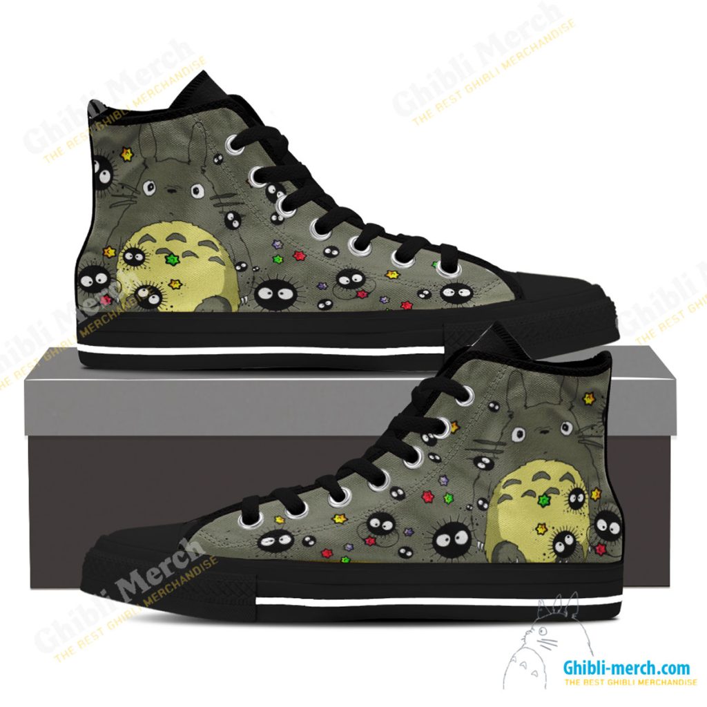 totoro soot sprites custom shoes - Studio Ghibli Merch