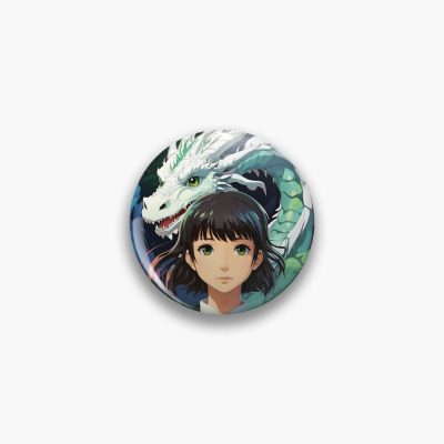 Dragon Duality - Girl And Dragon Pin Official Studio Ghibli Merch