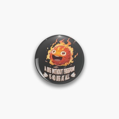 Calcifer Howl'S Castle Pin Official Studio Ghibli Merch