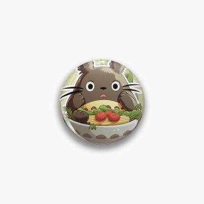 My Neighbor Toto In A Cute Ramen Bowl Pin Official Studio Ghibli Merch