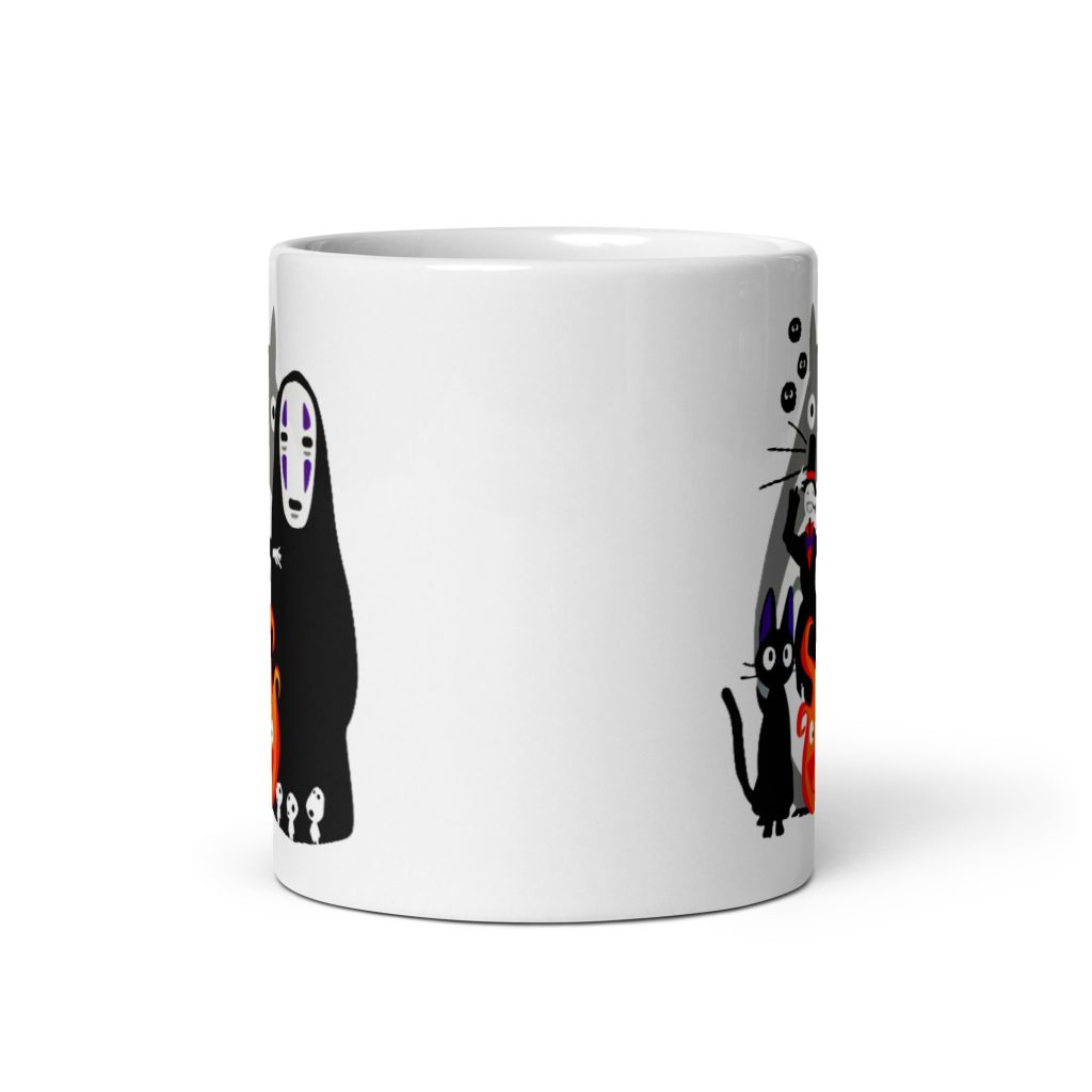 white glossy mug 11oz front view 635dfe0d12e5c - Studio Ghibli Merch