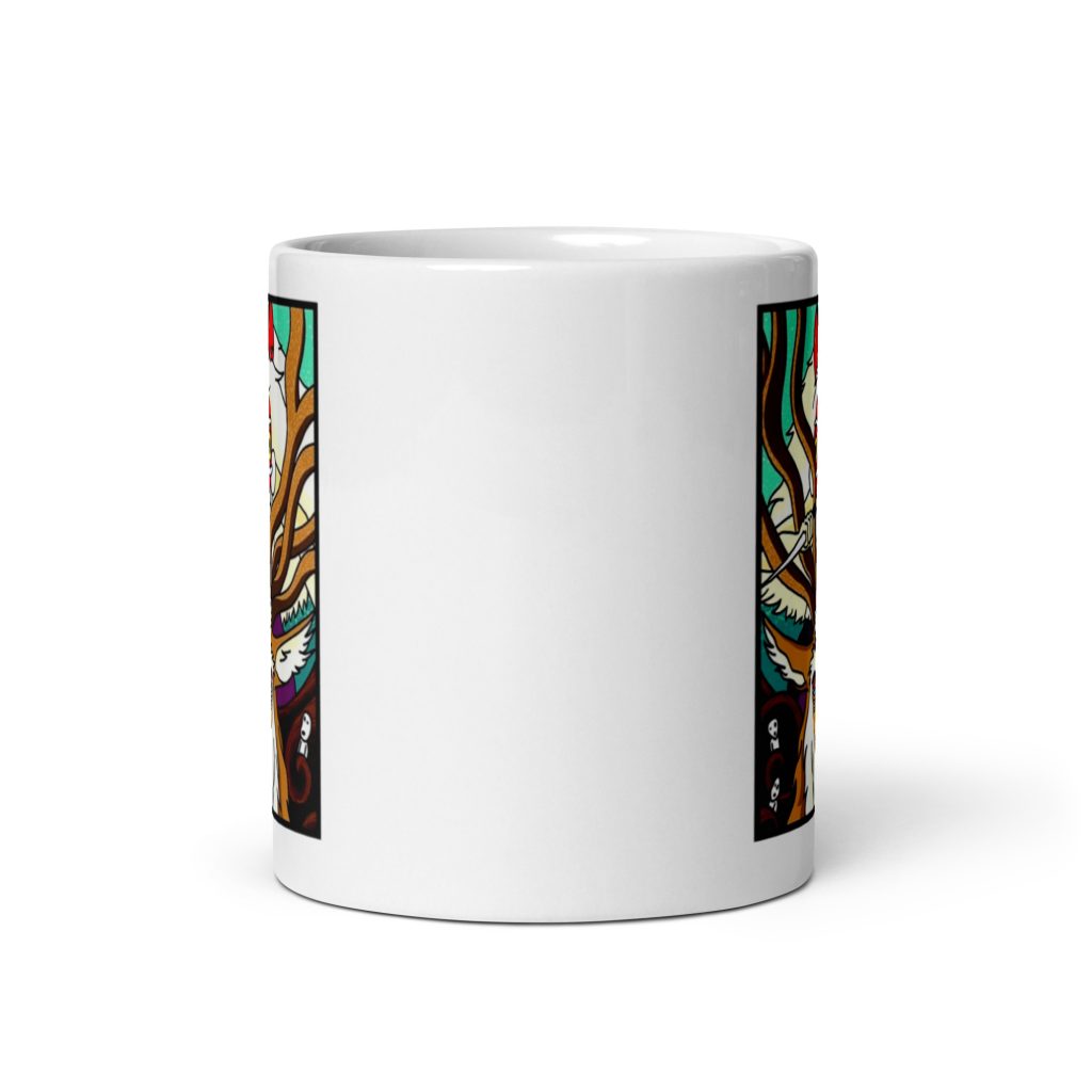 white glossy mug 11oz front view 63640c5d110ae - Studio Ghibli Merch