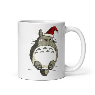 white glossy mug 11oz handle on right 63847fd4427d9 - Studio Ghibli Merch