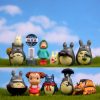 11pcs set Studio Ghibli Neighbor Figures Totoro Family Figurines Anime Toys Set Ornament Desk Garden Dolls - Studio Ghibli Merch