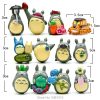 12pcs Studio Ghibli Totoro Mini Resin Action Figures Hayao Miyazaki Miniature Cake Toppers Figurines Dolls Garden 1 - Studio Ghibli Merch