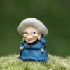 1pc New Cartoon Studio Ghibli Spirited Away Yubaba Mini Figures Toys DIY Resin Doll Collection Model - Studio Ghibli Merch