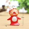 4 Pcs set Kawaii Japan Anime Ponyo on The Cliff Resin Action Figures Gardening Fish Ornament 2 - Studio Ghibli Merch