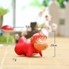 4 Pcs set Kawaii Japan Anime Ponyo on The Cliff Resin Action Figures Gardening Fish Ornament 5 - Studio Ghibli Merch