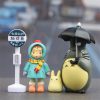 4pcs lot 3 5cm Anime My Neighbor Totoro Action Figure Toy Hayao Miyazaki Mini Garden PVC 1 - Studio Ghibli Merch