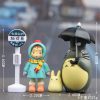 4pcs lot 3 5cm Anime My Neighbor Totoro Action Figure Toy Hayao Miyazaki Mini Garden PVC 4 - Studio Ghibli Merch