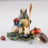 Anime Miyazaki Hayao My Neighbor Totoro with Umbrella Fried charcoal Figure Birthday gift Collectible Model ToyGarden 2 - Studio Ghibli Merch