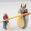 Anime Miyazaki Hayao My Neighbor Totoro with Umbrella Fried charcoal Figure Birthday gift Collectible Model ToyGarden 4 - Studio Ghibli Merch