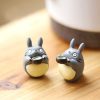 Anime My Neighbor Kawaii Totoro with Bowl Micro Fairy Garden Miniature Decoration Figures Terrarium Dollhouse DIY 1 - Studio Ghibli Merch