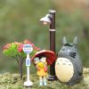 Cute 5PCS Lot Hayao Miyazaki Movie Totoro My Neighbor Anime Action figure Figurine Totoro Decal Toy 1 - Studio Ghibli Merch