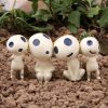 Miyazaki Princess Mononoke Kodama Tree Spirit Figures Studio Ghibli Mini Resin Action Figure Toys Collection Mode - Studio Ghibli Merch