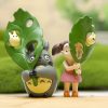 Studio Ghibli Miniatures Japanese Anime Totoro Ornament Miyazaki Fairy Garden Ornament Home Room Decor Cute Mini 1 - Studio Ghibli Merch