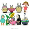 Studio Ghibli Totoro Miniatures PVC Action Figures Spirited Away No Face Man Hayao Miyazaki Mini Figurines - Studio Ghibli Merch