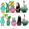 Studio Ghibli Totoro Miniatures PVC Action Figures Spirited Away No Face Man Hayao Miyazaki Mini Figurines 4 - Studio Ghibli Merch