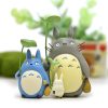 Totoro Japanese Anime 3 5 5cm Mini Tonari no Totoro with Lotus leaf Mini Cartoon Figures 1 - Studio Ghibli Merch