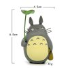 Totoro Japanese Anime 3 5 5cm Mini Tonari no Totoro with Lotus leaf Mini Cartoon Figures 3 - Studio Ghibli Merch