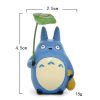 Totoro Japanese Anime 3 5 5cm Mini Tonari no Totoro with Lotus leaf Mini Cartoon Figures 4 - Studio Ghibli Merch