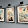 Aesthetics Totoro Ponyo Cat Canvas Painting Intage Anime Ghibli Studio Wall Posters Room Decor Wall Art 2 - Studio Ghibli Merch