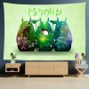 Anime Kawaii Studio Ghibli Spirited Away Totoro Tapestry Wall Hanging Art Room Decor Tapestries Aesthetic Bedroom 3 - Studio Ghibli Merch