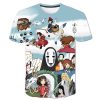 Anime Studio Ghibli spirited away 3D Printed Children t shirt Totoro Harajuku Short sleeve shirt Summer 26 - Studio Ghibli Merch