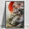 Cuadros Studio Ghibli Princess Mononoke Movie Japan Anime Poster and Prints Painting Art Canvas Wall Pictures 2 - Studio Ghibli Merch