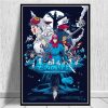 Cuadros Studio Ghibli Princess Mononoke Movie Japan Anime Poster and Prints Painting Art Canvas Wall Pictures 3 - Studio Ghibli Merch