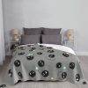 Cute Totoro Soot Sprites Studio Ghibli Blankets Warm Flannel Spirited Away Anime Manag Throw Blanket for 3 - Studio Ghibli Merch