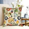 Faces My Neighbor Totoro Pillowcase Printed Polyester Cushion Cover Decoration Studio Ghibli Pillow Case Cover Home 1 - Studio Ghibli Merch