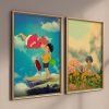 Hayao Miyazaki Ghibli Vintage Art Anime Spirited Away MY NEIGHBOUR TOTORO Ponyo On The Cliff Princess 1 - Studio Ghibli Merch