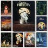 Poster and Prints Grave of The Fireflies Miyazaki Ghibli Anime Movie Canvas Painting Wall Art Picture - Studio Ghibli Merch