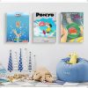 Studio Ghibli Anime Ponyo on The Cliff Hayao Miyazaki Poster Cartoon Canvas Painting Wall Art Pictures 1 - Studio Ghibli Merch