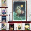 Totoro Studio Ghibli Anime Posters And Prints Canvas Painting Pictures On The Wall Art Decorative Home - Studio Ghibli Merch