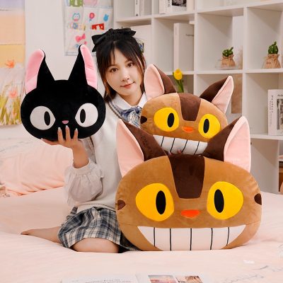 1PC 30 50cm Creative Studio Ghibli My Neighbor Totoro Plush Toys Cat Bus Soft Cartoon Animals - Studio Ghibli Merch