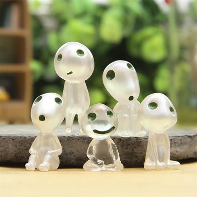 5Pcs Luminous Tree Elves Toy Cartoon Princess Figure Glow In The Dark Toys Kids Xmas Gift - Studio Ghibli Merch