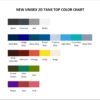 tank top color chart - Studio Ghibli Merch
