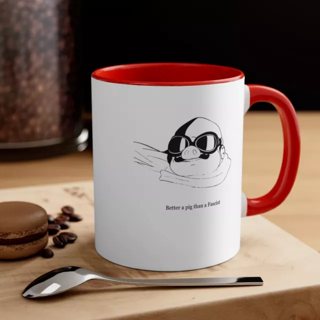 Porco Rosso Anime Mug Funny Coffee Tea Cup - Studio Ghibli Merch