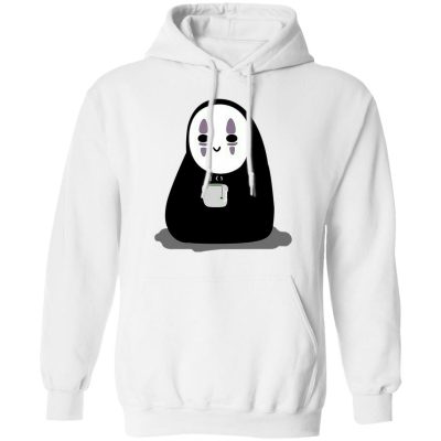 Studio Ghibli Cute No Face Kaonashi Drinking Hot Tea Hoodie