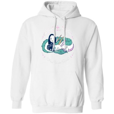 Studio Ghibli Spirited Away No Face and Haku Dragon Hoodie