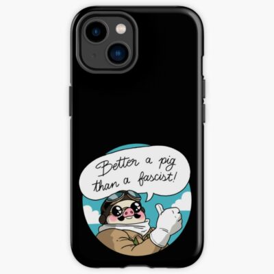 Better A Pig Than A Fascist! Iphone Case Official Cow Anime Merch