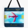 Pretty Red Plane Tote Bag Official Cow Anime Merch