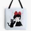 Kiki And If Black Cat Tote Bag Official Cow Anime Merch